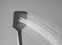 Душевая стойка Куб (Cube) VSFS-1C1BC с изливом, брашированная медь