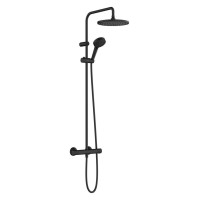 Душевая система Hansgrohe Vernis Blend Showerpipe 240 с термостатом, 26426670 черный матовый