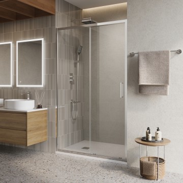 Душевая дверь BelBagno LUCE-BF-1-130-C-Cr