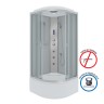 Душевая кабина Niagara Classic NG-2308-14F (90х90х215) высокий поддон(40см),стекло матовое,4 места