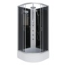 Душевая кабина Niagara Classic NG-3503-14BKTG (80х80х210) средний поддон(26см),стекло тонированное,4 места