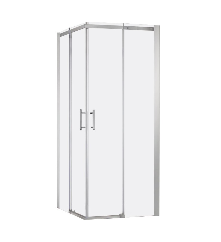 Душевой угол Veconi Rovigo RV-50CH, 900х900х1950, хром, стекло pear