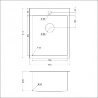 Мойка EMAR EMB-128A EMB-128A PVD Nano Coppery