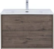 Тумба с раковиной Lino 80 (Flat) Дуб Веллингтон