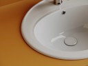 Раковина встраиваемая сверху CERAMICANOVA Sun с отверстием слива - перелива овальной формы 565x495x200 мм цвет белый арт. CN6079