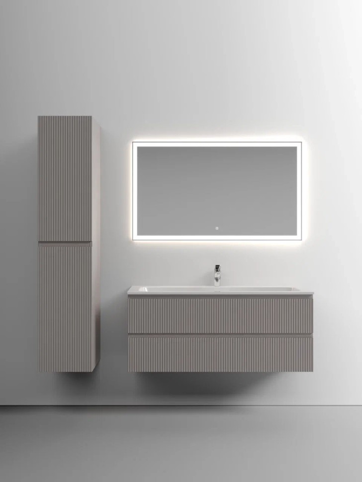 Тумба подвесная SANCOS Snob T 1195х445х500, c двумя ящиками оснащенными доводчиками, Doha Soft, арт.SNT120SM