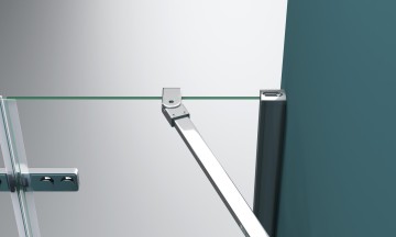 Душевая дверь BelBagno KRAFT-B-12-60/60-C-Cr-R