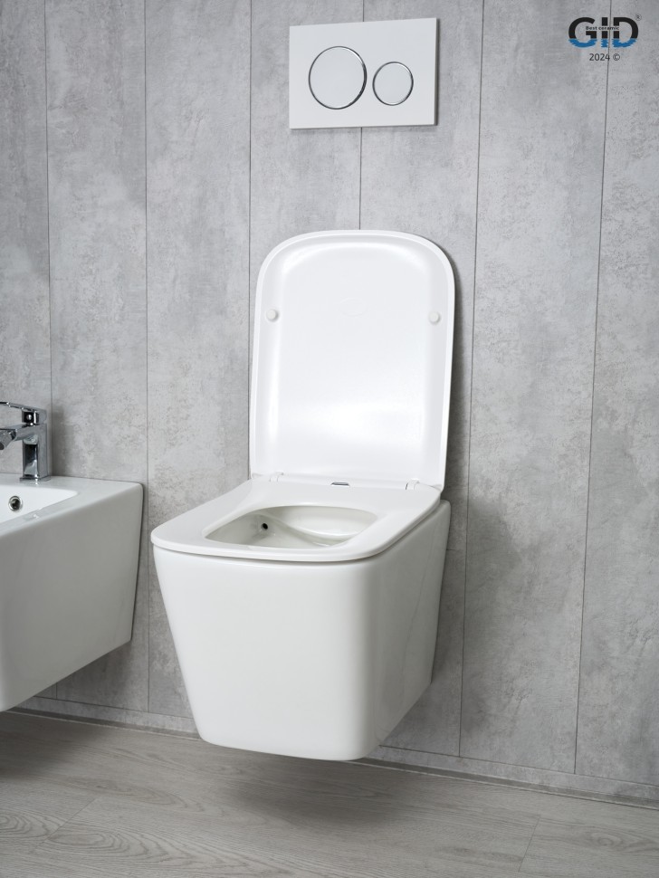 Унитаз подвесной Gid Tr2143 62257Y белый 49x34x36