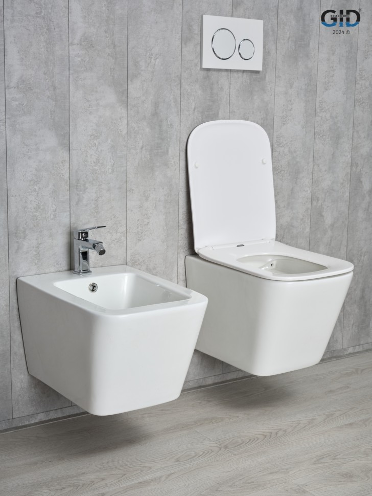 Унитаз подвесной Gid Tr2143 62257Y белый 49x34x36