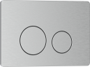 Кнопка смыва IBERICA BLANCA INOX-O нержавеющая сталь, хром матовый (IB.B081.003.002)
