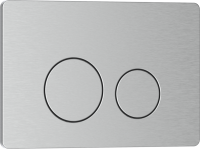 Кнопка смыва IBERICA BLANCA INOX-O нержавеющая сталь, хром матовый (IB.B081.003.002)