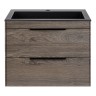 База под раковину Chiara 2D 600 подвесная, 2 выкатных ящика soft-close, R.Oak