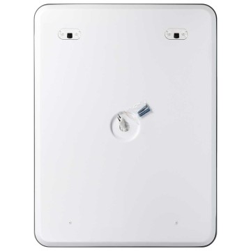 Зеркало LED VLM-3VC700-2 700х800 c сенсорным выключателем и диммером, антизапотевание