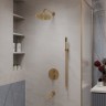 Душевой комплект Вилла (Villa) VSFW-1VL3BG встраиваемый, 3 режима, брашированное золото
