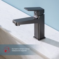Смеситель Raglo для умывальника R30.10.09 Графит