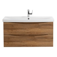 База под раковину подвесная BelBagno MARINO-CER-900-2C-SO-RR-P Rovere Rustico