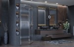 Душевое ограждение Ambassador Diamond 12011111L (90х90х200) трапеция,хром,стекло прозрачное,распашная,1 место