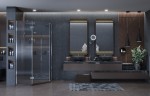 Душевое ограждение Ambassador Diamond 12011111L (90х90х200) трапеция,хром,стекло прозрачное,распашная,1 место