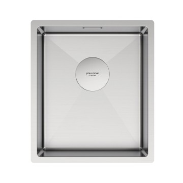 Мойка нерж. сталь NEXT 38 UNI, PM213844-BS, брашированная нерж.сталь, 380х440мм, Paulmark 1,2мм