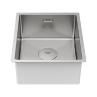 Мойка нерж. сталь NEXT 38 UNI, PM213844-BS, брашированная нерж.сталь, 380х440мм, Paulmark 1,2мм