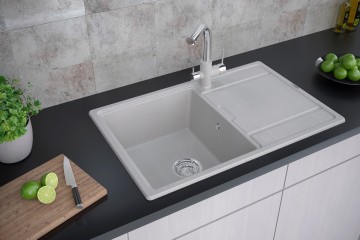 Мойка FLUGEN 50-780, IT-GRANIT, PM217850-GR, серый, 780х500 мм, Paulmark