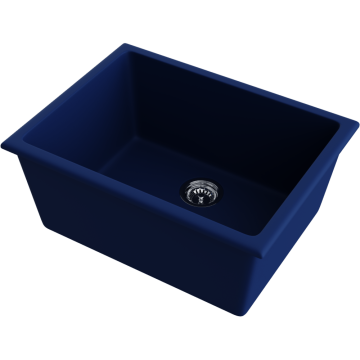 Кухонная мойка Omoikiri Okinoshima 61-U/I-IB Matt Natceramic/indigo blue