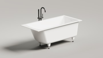 Ванна встраиваемая CASCATA KIT 170x70 S-Sense Глянцевое