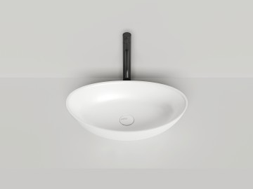 Раковина накладная NOEMI 555х340х150 S-Stone Матовое