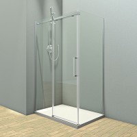 Душевой угол Veconi Rovigo RV-070CH, 1500х1000х1950, хром, стекло прозрачное