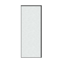Боковая стенка Grossman Galaxy 200.K33.01.70.21.02 (70х195) черный матовый,стекло шиншилла, 1 место