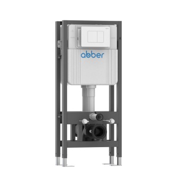 Инсталляция двойная самонесущая ABBER AC0106 для двух подвесных унитазов