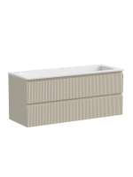 Тумба подвесная SANCOS Snob T 1195х445х500, c двумя ящиками оснащенными доводчиками, Beige Soft, арт.SNT120CE