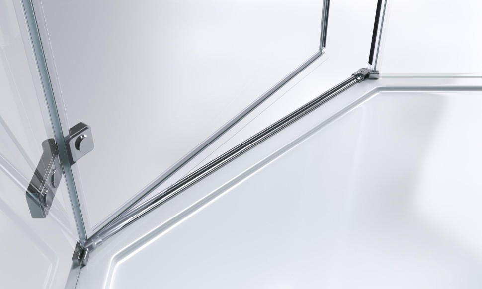 Душевой уголок BelBagno KRAFT-P-1-100-C-Cr-L