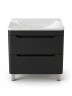 Тумба под раковину для ванной Uperwood Ocean напольная, 80 см, черная, 2 ящика