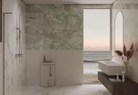 Душевая стойка Villa VSFS-1VL1BN с изливом, 25см верх. душ из нерж. стали, брашированный никель