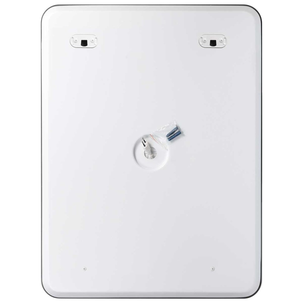 Зеркало LED VLM-3VC600-2 600х800 c сенсорным выключателем и диммером, антизапотевание