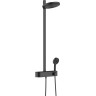 Душевая система Hansgrohe Pulsify S Showerpipe 260 2jet с термостатом (24240670) Черный хром матовый
