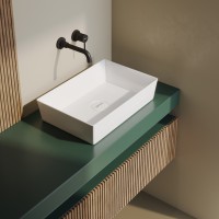 Раковина BERGES Mascon накладная, 55х38 см, без отверстия под смеситель