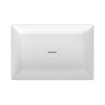 Раковина BERGES Mascon накладная, 55х38 см, без отверстия под смеситель