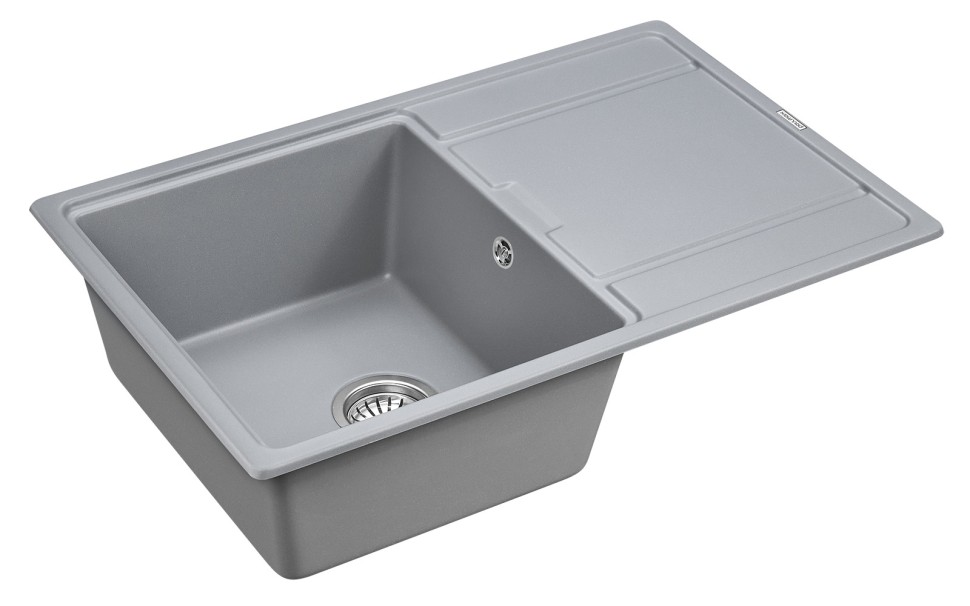 Мойка FLUGEN 50-780, IT-GRANIT, PM217850-GRM, серый металлик, 780х500 мм, Paulmark