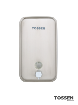 TOSSEN MN-1000 M - механический диспенсер жидкого мыла (коллекция «Матовая сталь»)