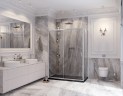 Душевое ограждение Ambassador Forsa 17021122AX-80AX (160х80х200) прямоугольник,хром,стекло прозрачное,раздвижная,2 места