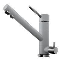 Смеситель для кухни Omoikiri Tonami-GR латунь/leningrad grey