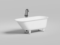 Ванна встраиваемая ORNELLA 170x70 KIT покраска по RAL полностью S-Stone Матовое