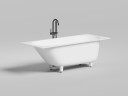 Ванна встраиваемая ORNELLA 170x70 KIT покраска по RAL полностью S-Stone Матовое