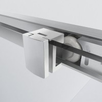 Душевая дверь Garda VDS-1G120CLBN, 1200, брашированный никель, стекло прозрачное