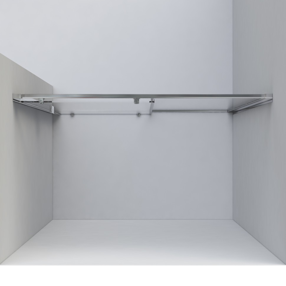 Душевая дверь Garda VDS-1G120CLBN, 1200, брашированный никель, стекло прозрачное