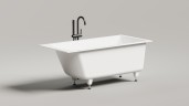 Ванна встраиваемая CASCATA KIT 170x70 S-Sense Матовое