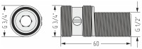 Эксцентрик запорный (G 1/2&quot; НР х G 3/4&quot; НР)