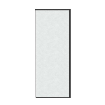 Боковая стенка Grossman Galaxy 200.K33.01.80.21.02 (80х195) черный матовый,стекло шиншилла, 1 место